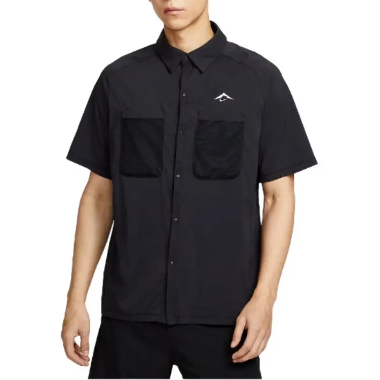 Nike Clothing Shirts Men's Black Moderate