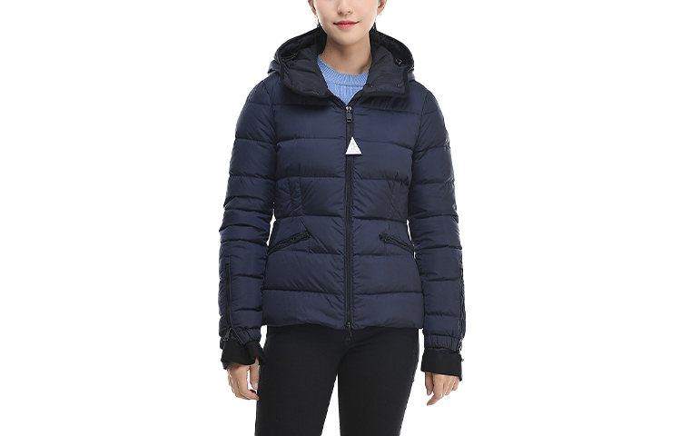 Женская куртка Moncler Betula Giubbotto (- темно-синяя)