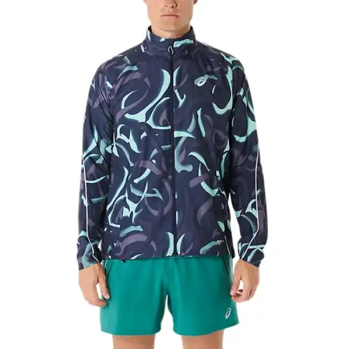 Asics ROADLITE SHOW ACTIBREEZE Jackets & Coats Men's Midnight