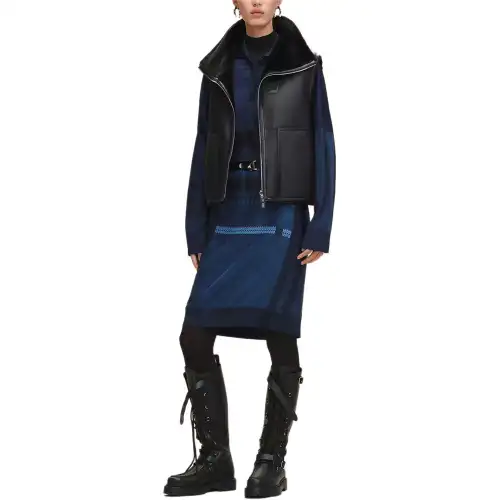 HERMES FW25 Leather Jacket Women's