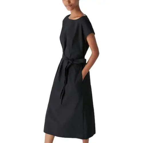 UNIQLO SS24 Short Sleeved Dress Women's Black