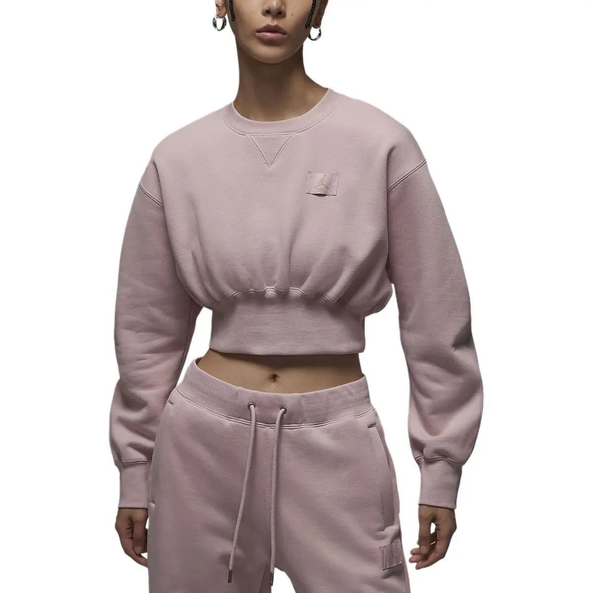 Jordan Flight Fleece Sweatshirt Women's Oxford Pink