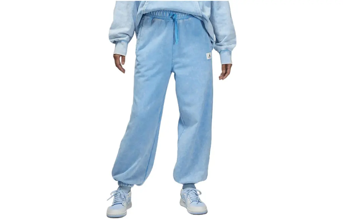 Jordan Flight Knitted Sweatpants Women's Dark Pink Blue