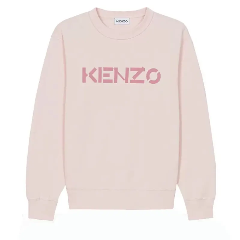 KENZO Sweatshirts Women's Pink Crew Neck Moderate Heavyweight
