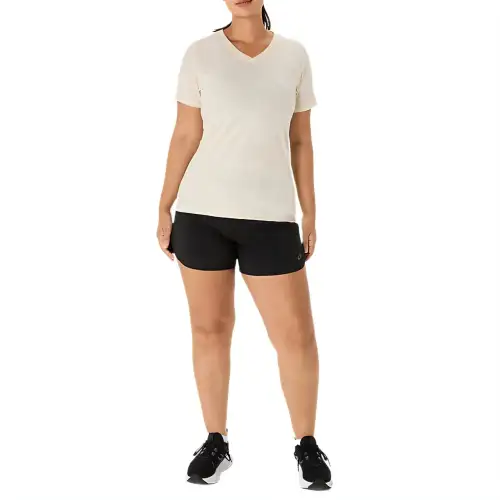 ASICS T Shirts Women's Oat V Neck Moderate