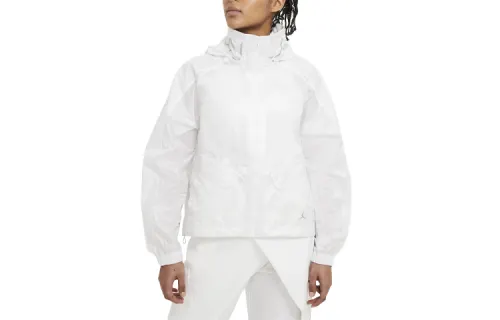 Jordan Jackets Women's White Hooded Moderate Other