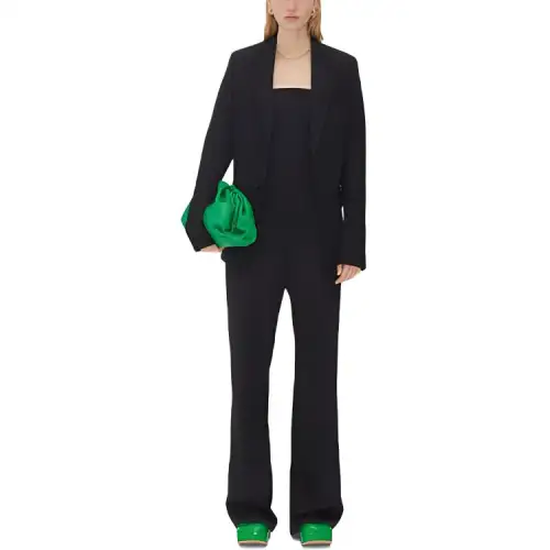 Bottega Veneta Single Breasted Long Sleeved Blazer