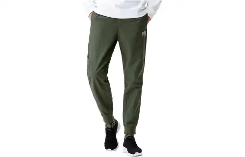 ANTA Life Collection Casual Pants Men's Green Moderate Cuffed Pants