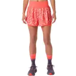Asics ROAD Casual Shorts Women's Red Print