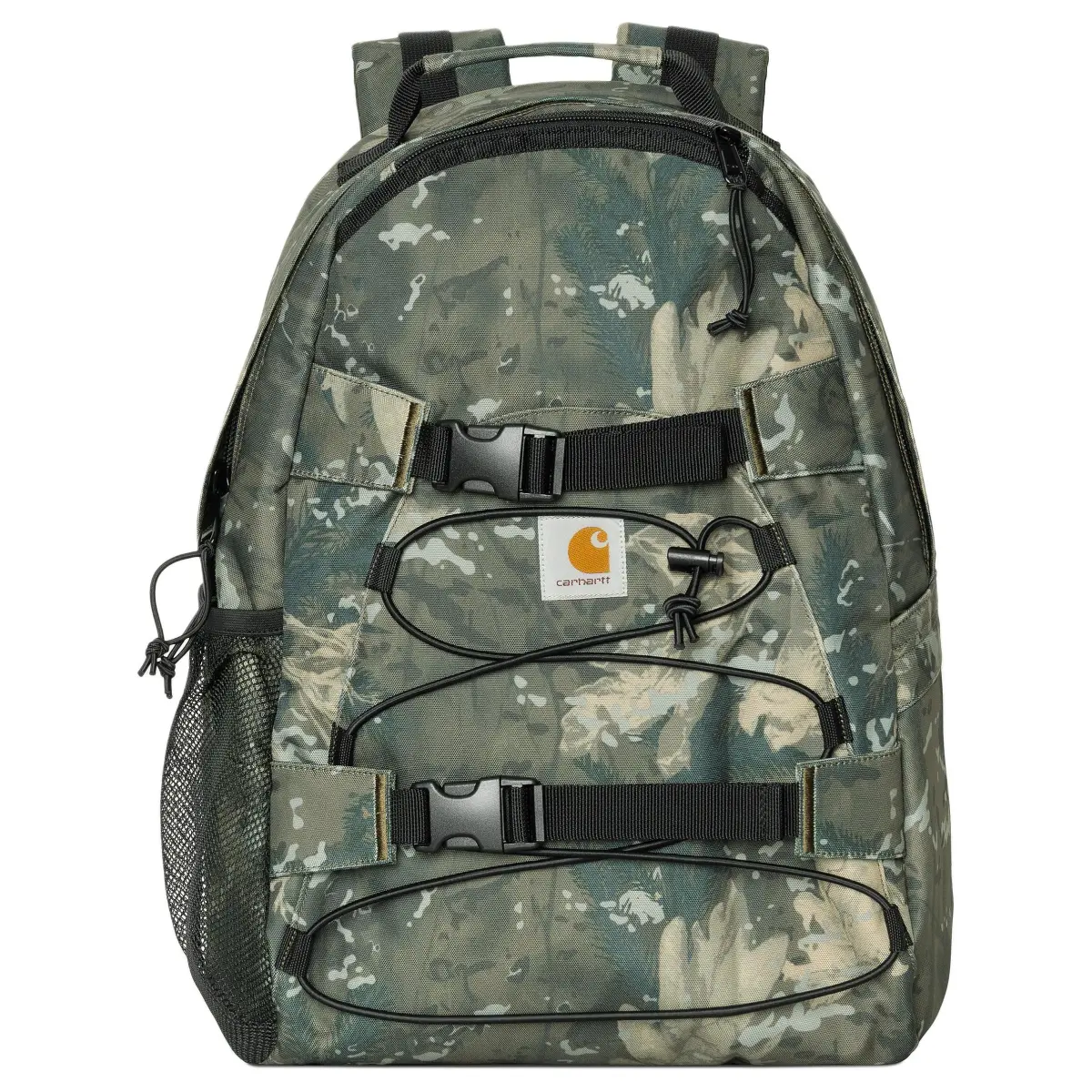 Carhartt WIP Kickflip Polyester Backpack Unisex Green Camouflage