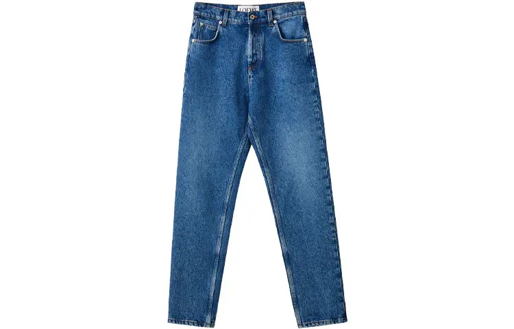 LOEWE Anagram Pocket Tapered Jeans 'Blue Denim'