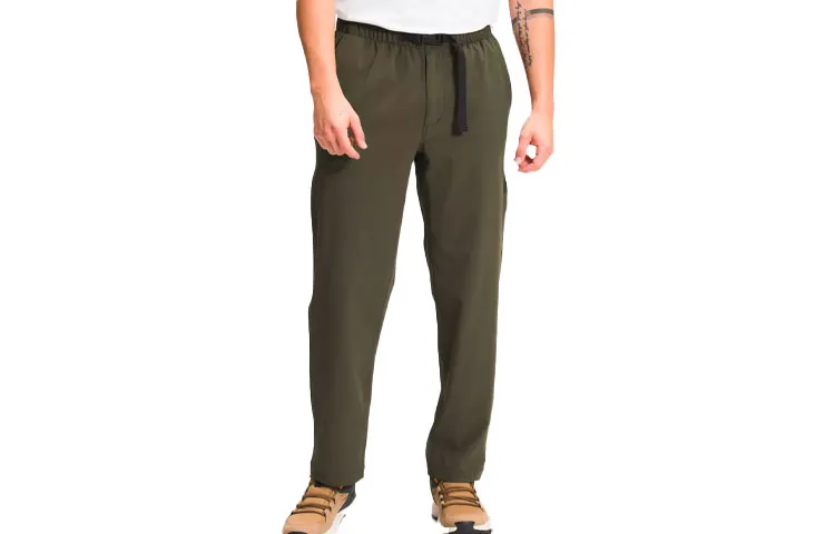 THE NORTH FACE Casual Pants Men's Green Moderate Straight Fit Pants