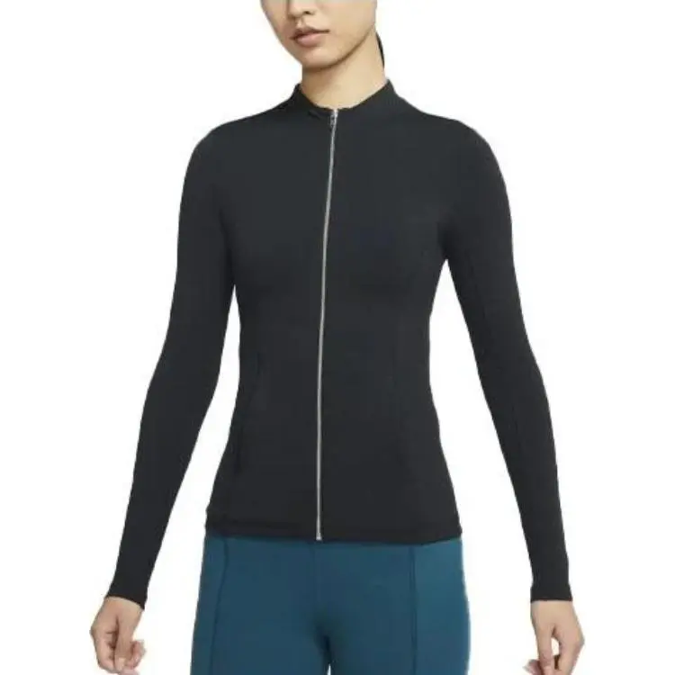 Nike Jackets Women's Black Stand Collar Moderate Nipped-in Waist