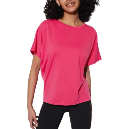 UNIQLO AIRism T Shirt Women's Rose Red