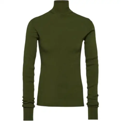 PRADA Knitwear Men's Green Turtleneck Moderate Other