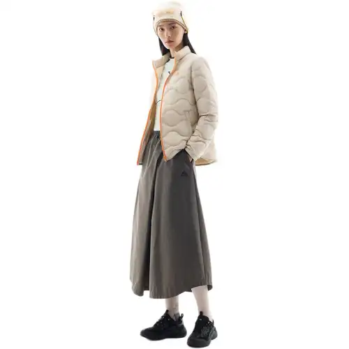 Anta Outdoor Collection Down Jacket Women's Wheat Grain Gray