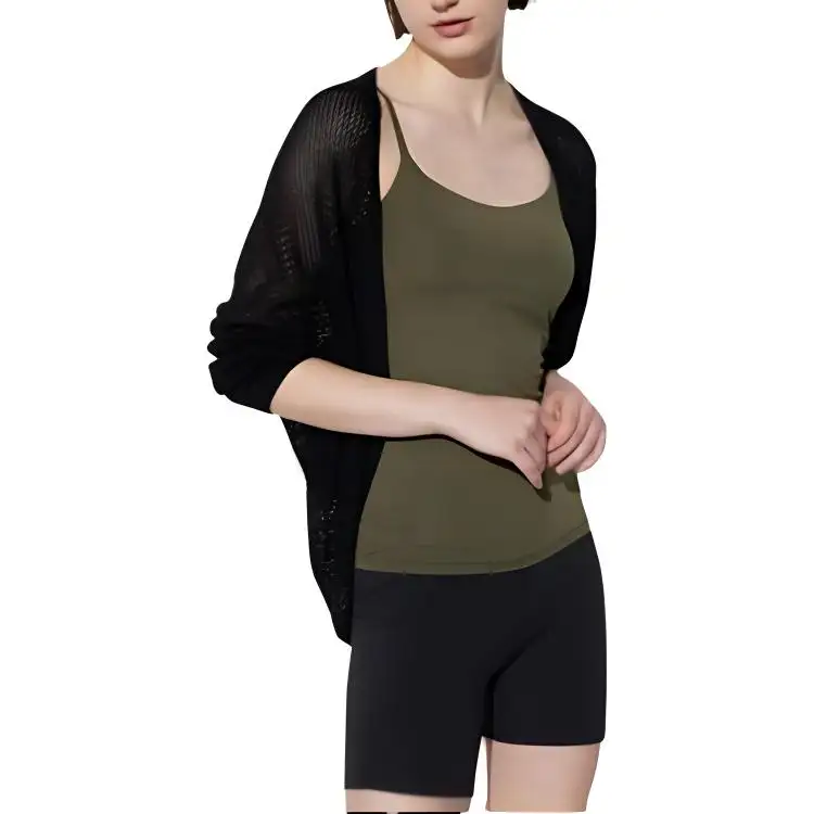 UNIQLO Knitwear Women's Black V Neck Moderate Cardigan