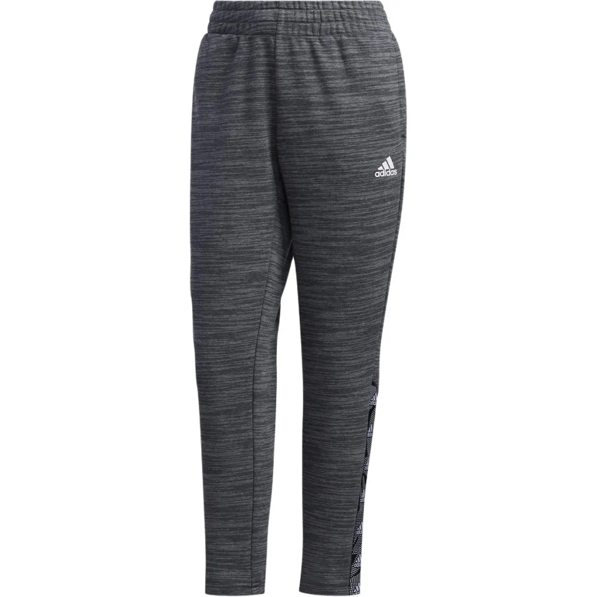 Adidas Knitted Sweatpants Women's Black Moderate Cuffed Pants
