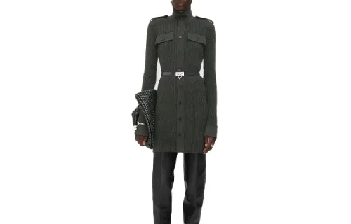 Bottega Veneta Long Sleeved Dress Women's