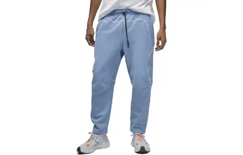 Jordan Casual Pants Men's Blue Moderate Straight Fit Pants