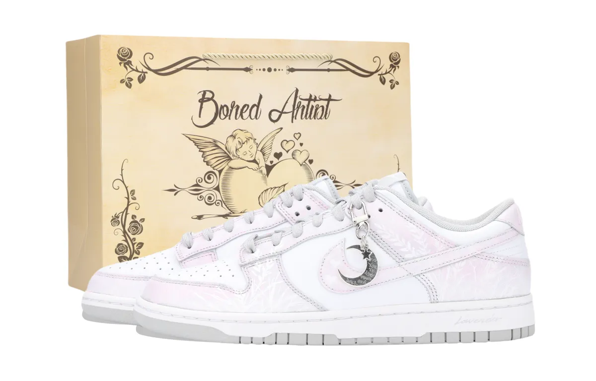 Nike Dunk Crimson Mist's Dream Abrasion Resistant Abrasion Resistant Low top Skateboard Shoes Unisex Light Lavender