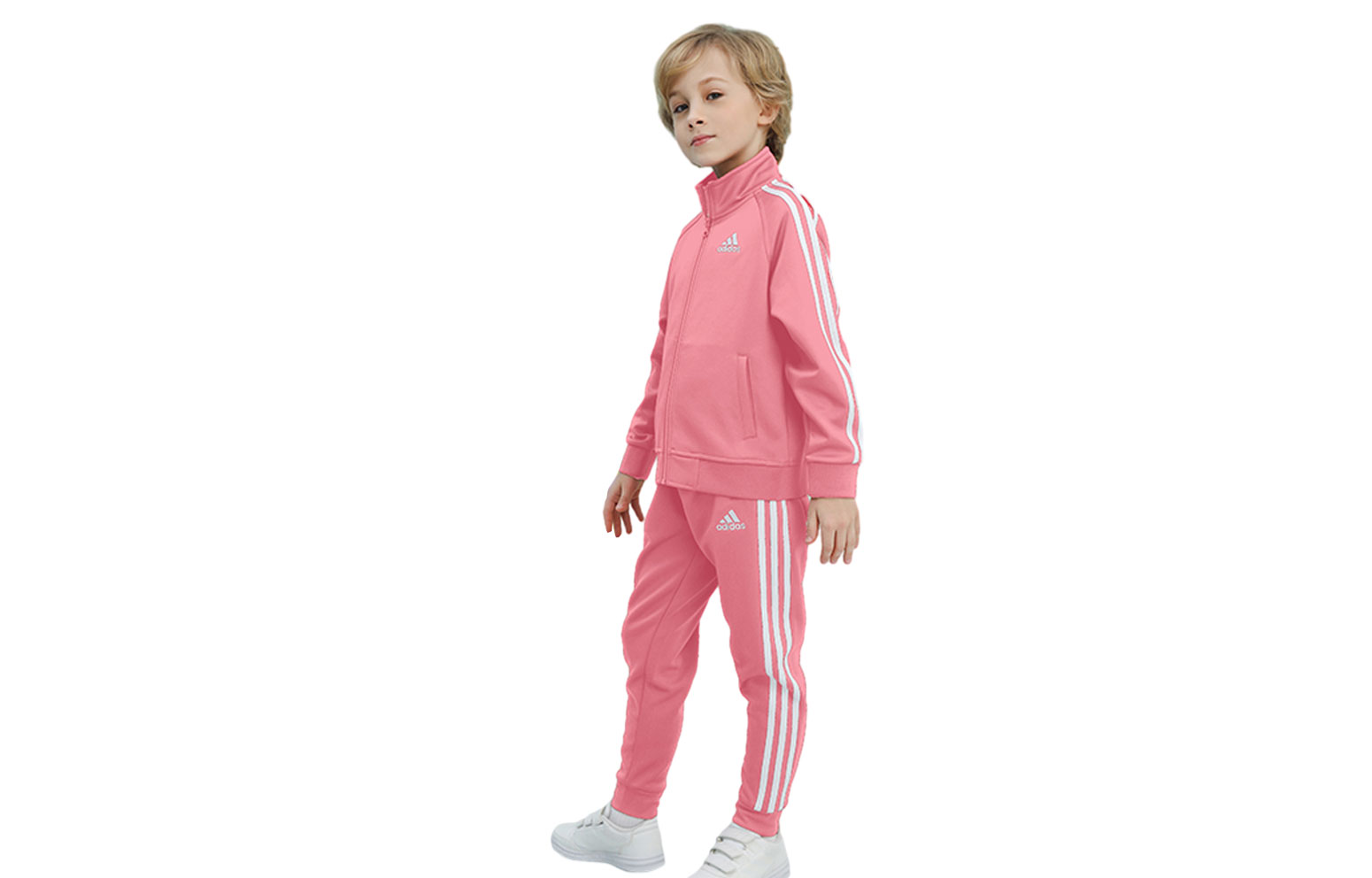 Adidas, sports long-sleeve, trousers, children's sports suit, mid rise