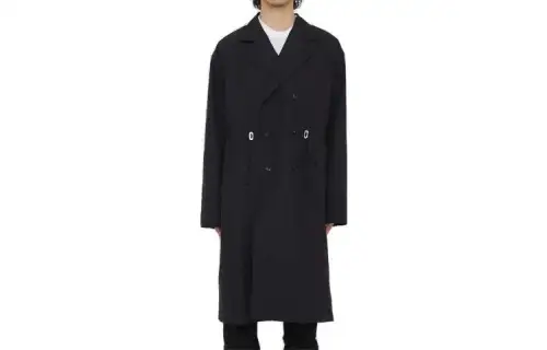 Bottega Veneta Coats Men's Black Suit Collar Moderate Straight Fit