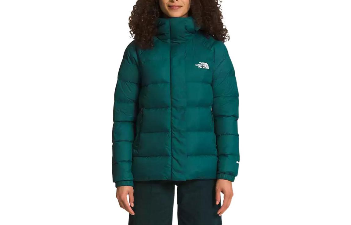 Женская куртка The North Face FW22 Quilted Down (темно-зеленая)
