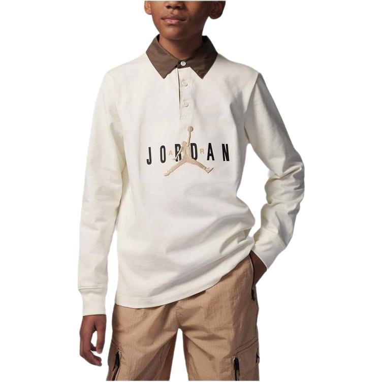 Детская футболка Jordan JordanTLogopolo (белый)