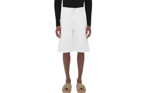 Bottega Veneta FW22 Casual Shorts Men's White