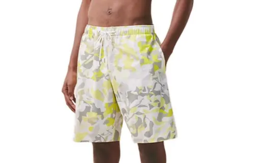 HERMES Casual Shorts Men's Yellow Moderate
