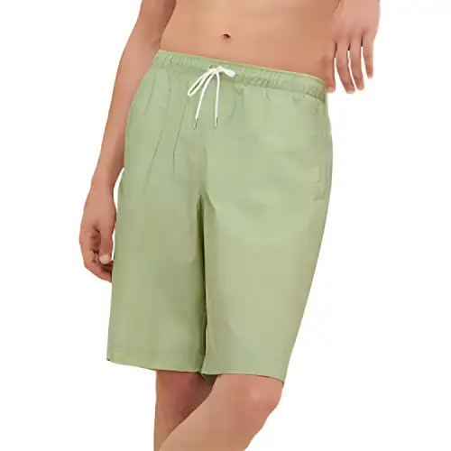 HERMES Casual Shorts Men's Apricot Green Moderate