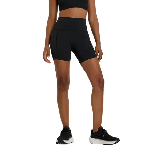 New Balance Nb Sleek Pocket High Rise Short 6'