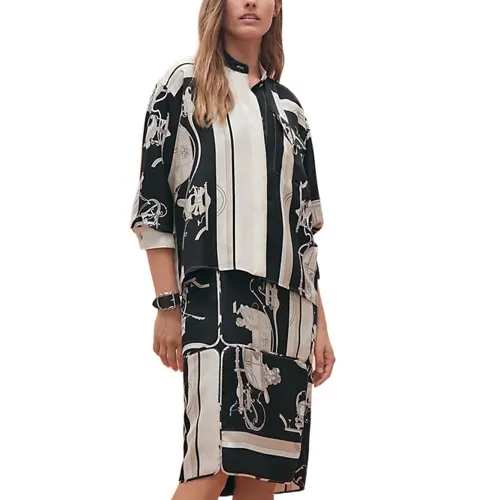 HERMES SS23 Shirt Women's Black