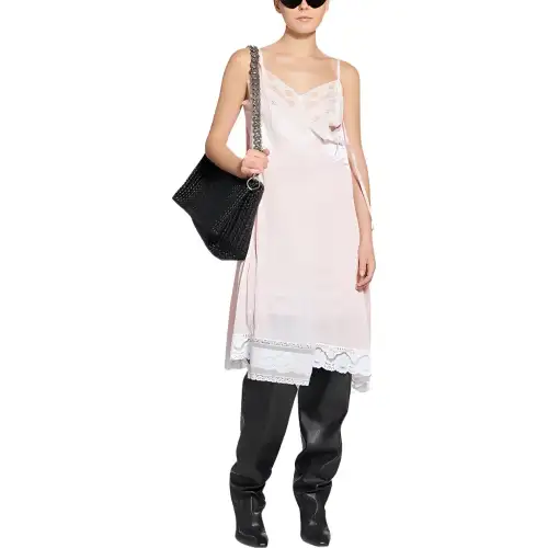 【Best of: PromotionsReplicated_PMPrevious Season】patched slip midi dress