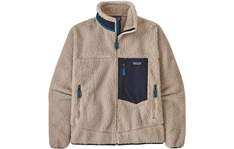 Patagonia Contrasting pocket Faux shearling Jacket