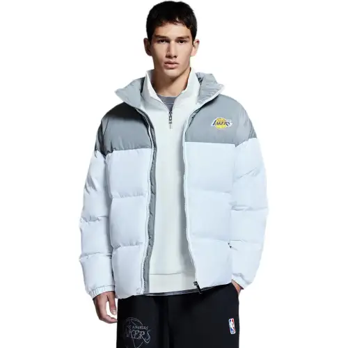 JACK JONES· x NBA Puffer Jacket Coat Winter Unisex Raw White