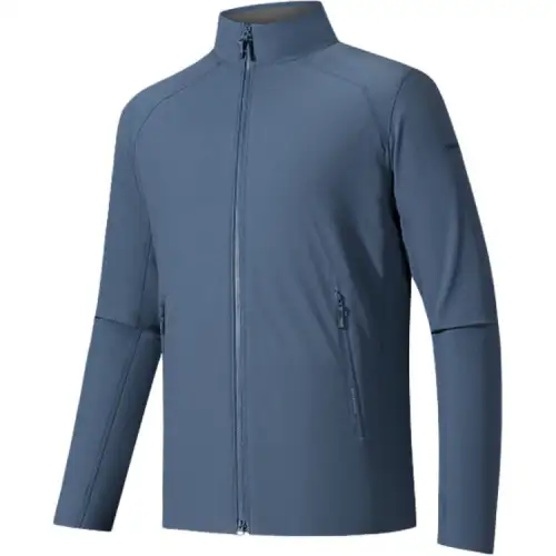ANTA Jackets Men's Blue Colorful Stand Collar Moderate Other