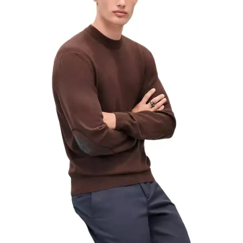 HERMES Cashmere Sweater Men's Brown