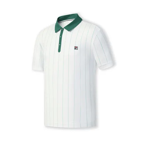 FILA Tennis Polo Shirt Men's All Over Print