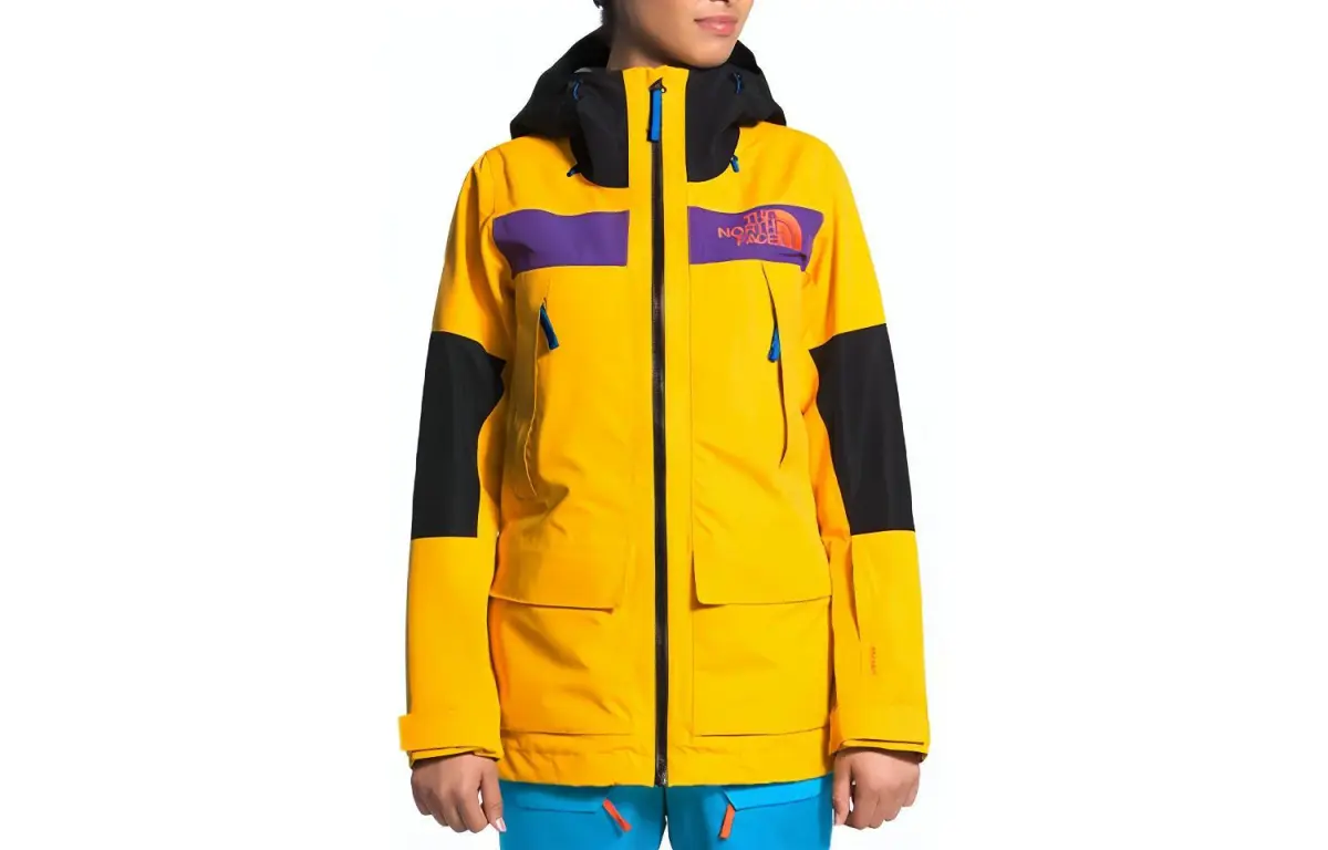 THE NORTH FACE Waterproof, Windproof, And Breathable Windbreaker Coats Women's Yellow