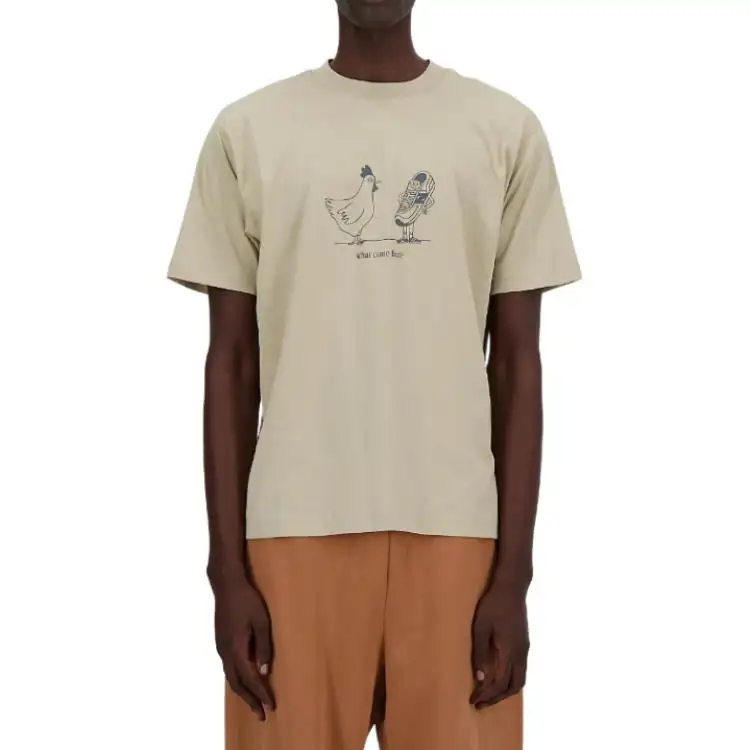 New Balance T Shirt Men's Beige