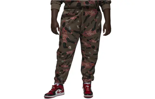 Jordan Knitted Sweatpants Women's Multicolor Moderate Cuffed Pants