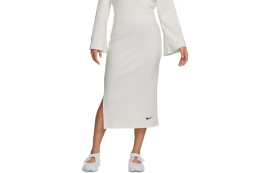 Nike Casual Long Skirt Women's Sail White