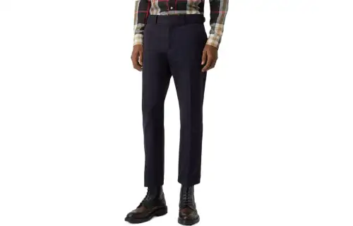 Burberry Casual Pants Men's Dark Marine Blue