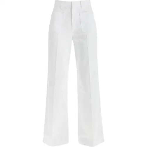 DIOR Christian DIOR Logo Patch Flared Jeans