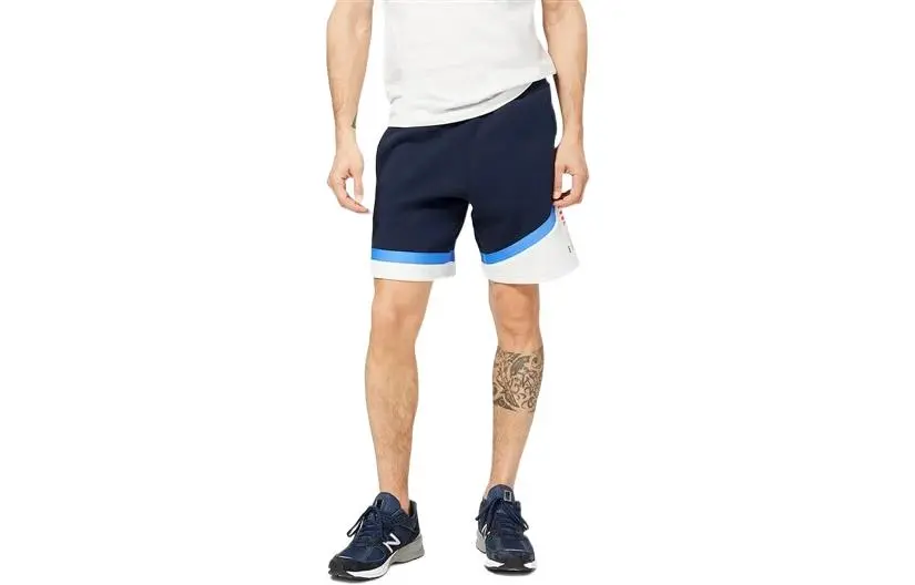 New Balance Sports Shorts Men's Navy Blue Moderate