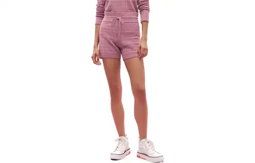 HERMES Casual Shorts Women's Rose Pink Moderate