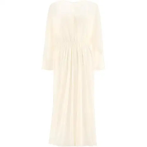 DIOR Long Sleeved Dress Women's White