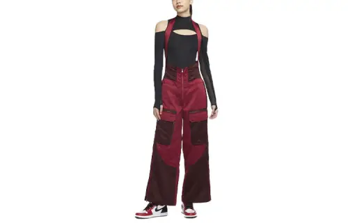Jordan Casual Pants Women's Red Moderate Cargo Pants